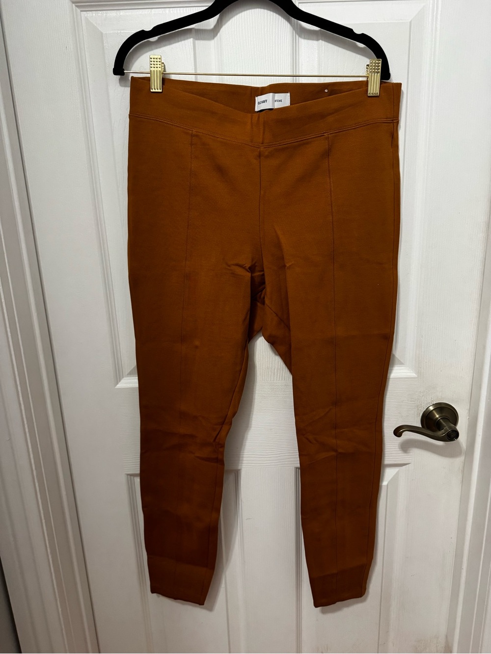 Women’s Stretch Slim Ponte Pants - Rust Brown
